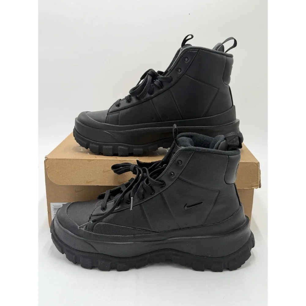 Nike Blazer Roam Mid Women's Size 9 Black Combat Boots Shoes NWB No Lid